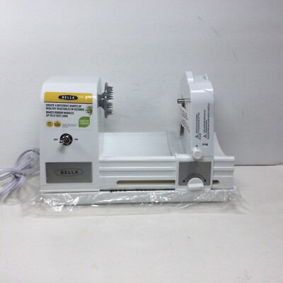 Bella Hands-Free 4-in-1 Electric Vegetable Spiralizer 42850B1 White with Tray