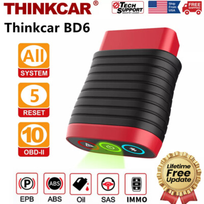 2026 Thinkcar BD6 Code Reader Car Diagnostic Tool Full System Auto OBD2 Scanner