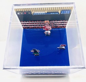 Nintendo NES Punch Out 3D Cube Handmade Diorama - Fanart - Papercraft - Retro