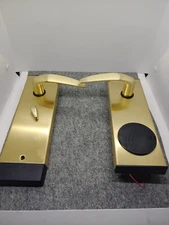 Saflok MT RFID Hotel Lock Bright Brass Gold look. Z11