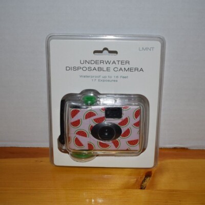 LMNT Underwater Waterproof Disposable Camera Cute Watermelon Design
