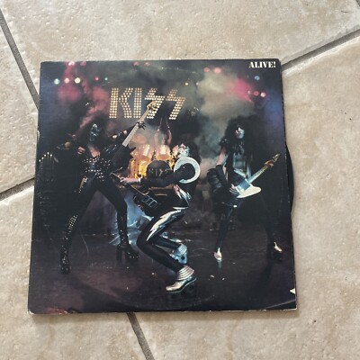 Kiss ‎Alive! Original Vinyl Record Lp USA 1975 Original Casablanca