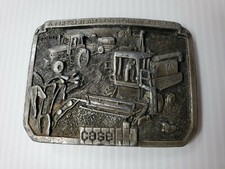 1985 Limited Edition First Case IH A Fresh Team For Today  s Farmer Belt Buckle