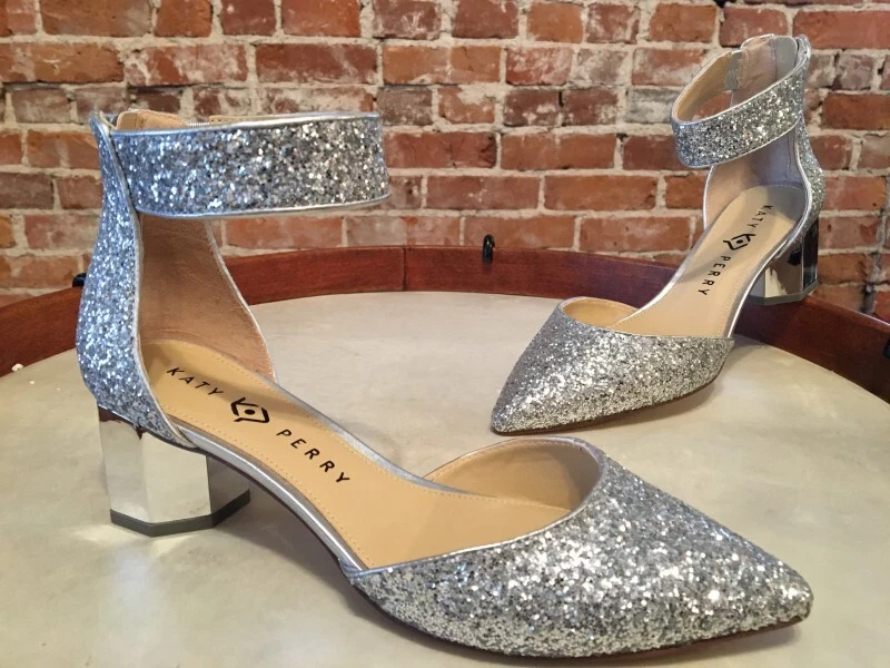 Katy perry hotsell silver heels
