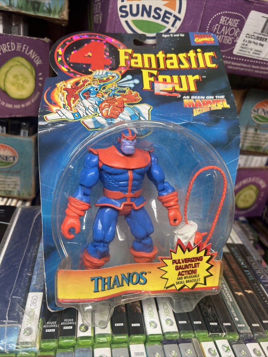 Thanos Figure Fantastic Four Marvel Action Hour 1995 ToyBiz damage