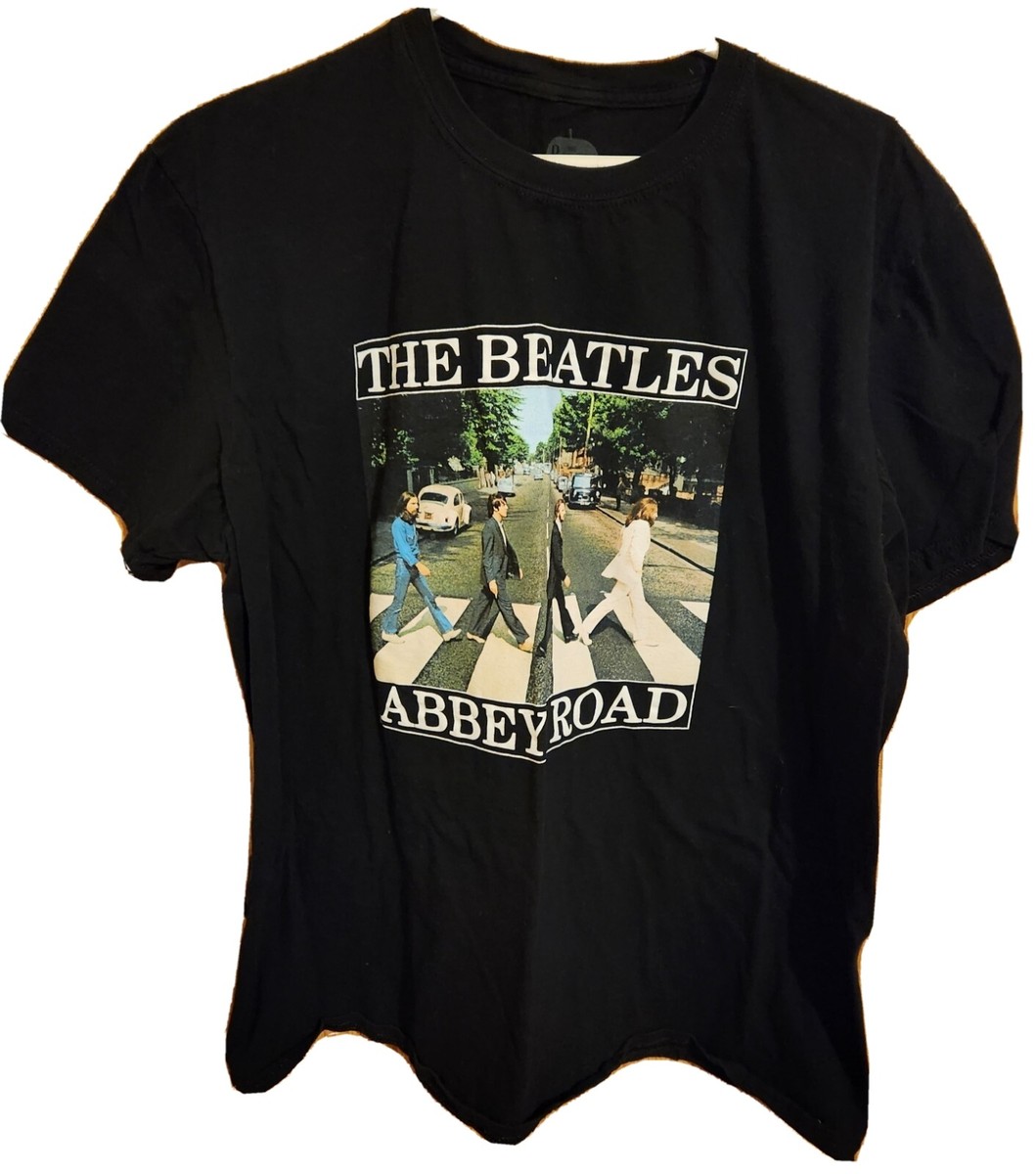 THE BEATLES ABBEY ROAD MENS T SHIRT SIZE XL GOOD CONDITION