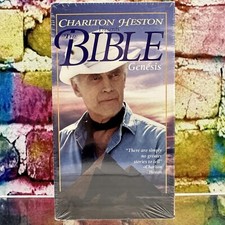 The Bible Genisis Charlton Heston Presents Vhs Videotape Religion God Sealed New