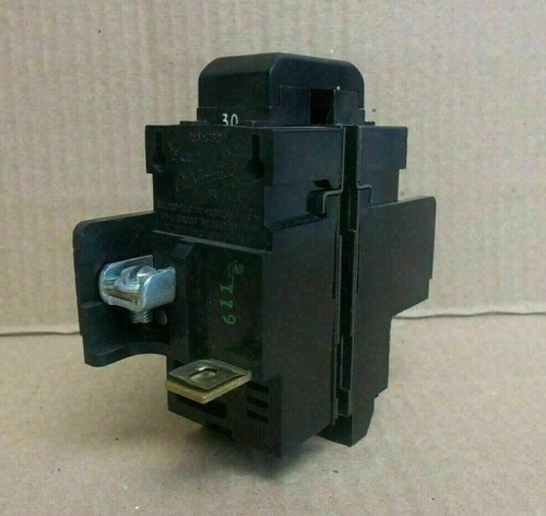 Pushmatic P230 2 Pole 30 Amp 240V Circuit Breaker (w/ Shield and Tabs)