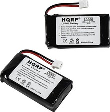 2-Pack HQRP Battery for Dogtra Dog Training Collar Receiver, BP74RE Replacement