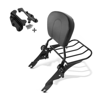 Sissy Bar + Gepäckträger + Docking-Kit für Harley Davidson Street Glide 09-13 sc