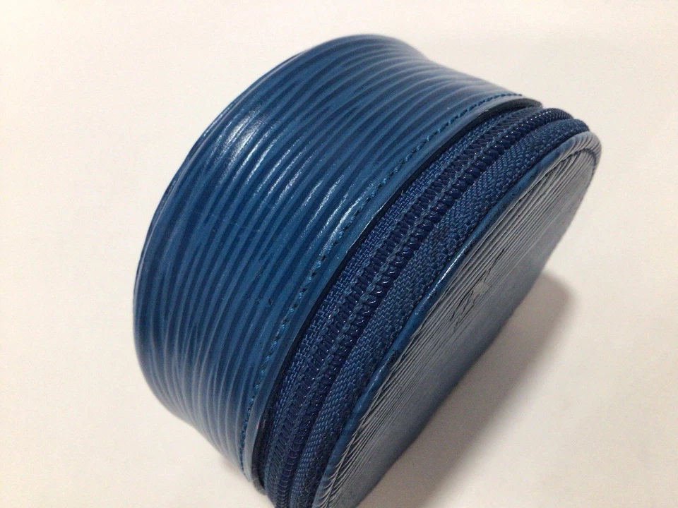 LOUIS VUITTON PARIS Cuero Epi PEQUEÑO BOLSO CAJA REDONDA Foto 3 de 4