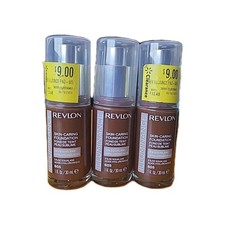 3 Revlon Illuminance Skin Caring Foundation 605 5 Squalane Hyaluronic Acid New