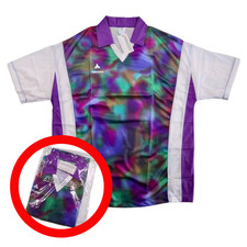 MERCURY 90s Spain Vintage Football Shirt L Mens Purple Training Soccer Jersey