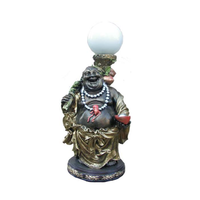 Deko Figur Statue Skulptur 54 Cm Figuren Statuen Skulpturen Lampe Buddha (B22)