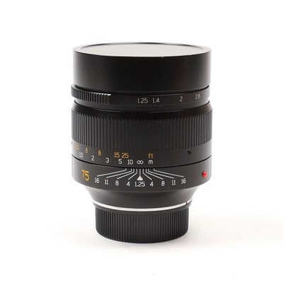 7artisans Photoelectric 75mm f/1.25 Lens for Leica M Mount - Black
