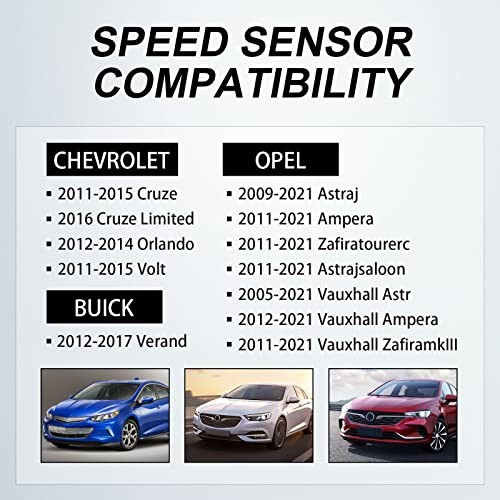 ABS Wheel Speed Sensor Front Left Right, Compatible with Chevy & Buick ...