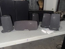 5X KLIPSCH Quintet III QUIN3BK Speakers 4 Surround 1 Center Black Surround Sound