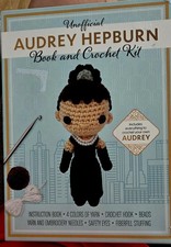 Audrey Hepburn Book And Crochet Kit, As Photographed