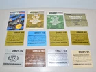 Vintage GI JOE Insert Brochure Lot 1980s 1990s ARAH 3.75" 12" Action Figures