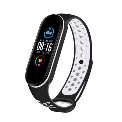 Breathable Strap for Xiaomi Mi Band 3 4 5 6 7 Smart Watch Wrist M3 M4 Bracelet f