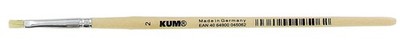 Kum 511.11.11 No.2 Hog Hair Wood Handle Bristle Brushes