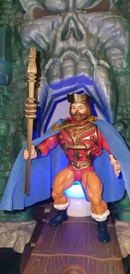 Motu Masters Zubehör Er-man  King Randor Stab Gold Repro Zubehör