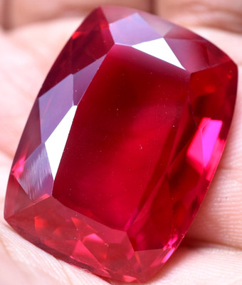 Natural 68.25 Ct Mogok Huge Pink Ruby Sparkling GGL Certified Loose Gemstone