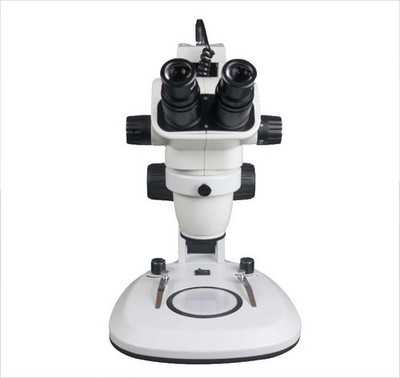 Plan Optics Professional Parallel Zoom Stereo Microscope Top Bottom LED Light