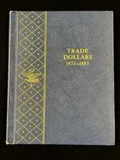 Whitman Album 9426 Trade Dollars 1873-1883 NO COINS some tears and scratches