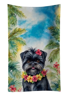 Caroline's Treasures Affenpinscher Luau Kitchen Towel DAC6344KTWL