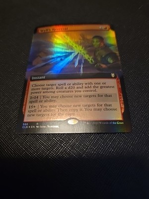 MTG Wyll's Reversal *EXTENDED ART FOIL* Battle for Baldur's Gate 586 NM