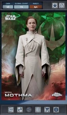 Mon Mothma - Green Epic - Star Wars Card Trader Chrome Sapphire 2025