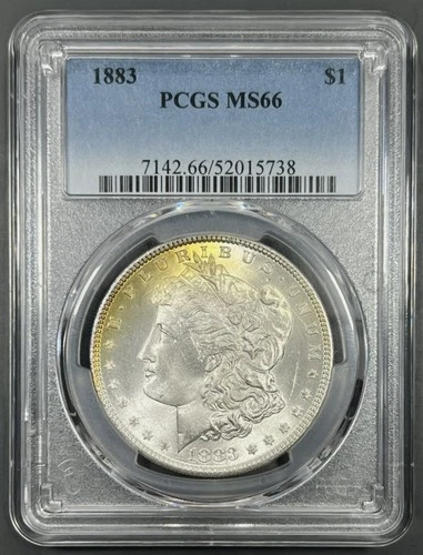 1883 PCGS MS66 Morgan Silver Dollar $1 - Choice Better Date