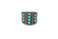 Vintage Sterling Silver 925 Turquoise Ring Size 7 G5