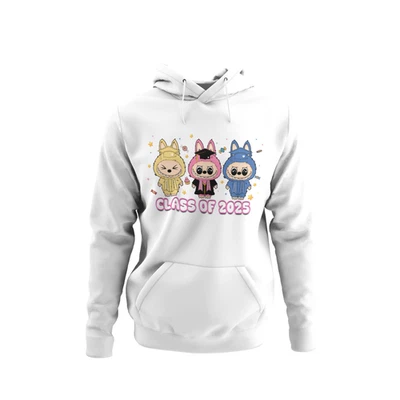 HATTREE Labubu Figur Kawaii 2025 Monster Süße Pop Figuren sammel Bio Kinder Hoodie