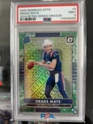 2024 Donruss Optic Drake Maye Dragon Choice Prizm Retro Rated Rookie #/24 PSA 9