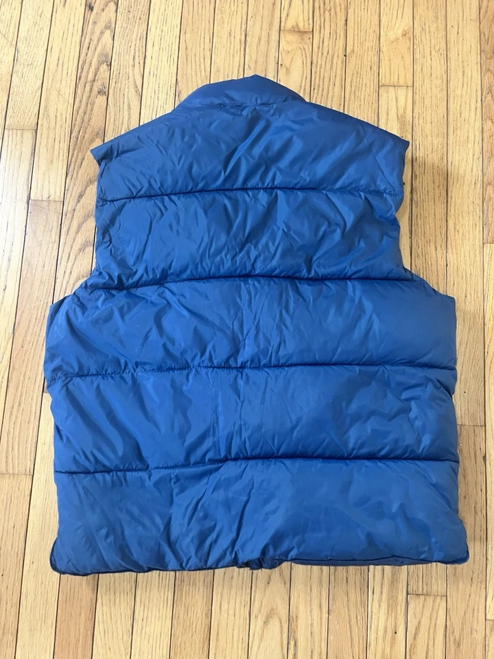 Puffer Vest - Old Navy - Men's Large - Blue/black Full Zip Excellent Preowned - Image 4 of 4