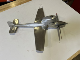 Vintage Control Line Model Airplane RARE All Aluminum McCoy Invader speed plane