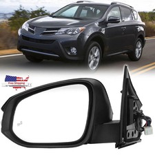 Driver Left Side Mirror Blind Spot Heated Turn Signal For Toyota RAV4 2013-2018