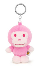 Bathing Ape BAPE Baby Milo Plush Keychain Pink NEW IN BAG 6"
