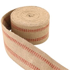 MYFULLY Craft Jute Webbing Tape, 3.5" x 10 Yards, Chair Webbing Burlap Ribbon...