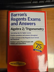 Regents Exams and Answers: Algebra 2/Trigonometry (Barron's Regents Exams - GOOD