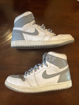 Air Jordan 1 High Stealth Grey and White