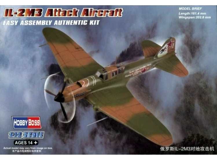 Hobbyboss HBB80285 1/72 - IL-2M3 Attack Aircraft