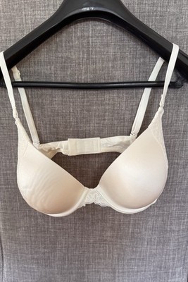 Maidenform Push-Up Bra Womens 34C Cream Dreamwire Technology Comfort Devotion