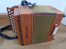 DG 3 Voice Sherwood Melodeon Button Accordion Accordian Amazing Condition.