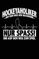 Notizbuch FüR Hockeyspieler, A5, Kariert, Hockeyaholiker, Schreibblock