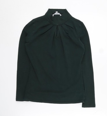 Redherring Damen grün Stehkragen Bluse Größe 8