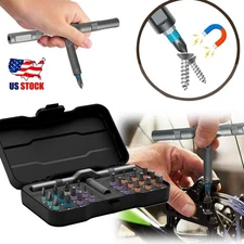 24 In 1 Home Repairs Multi Bit Magnetic Screwdriver Set Multifunctional Toolbox 