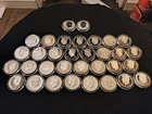 1992 - 2025 S 35 SILVER Proof Kennedy Half Set w2014 and 2018 Reverse  Proof
